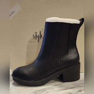 Black Style & Co Ankle Boots, Size 7